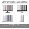 image:imageDriftAway Chris Double Layer Linen Blackout Tie Up Curtains Thermal Insulated Fully Lined Vertical Striped Balloon Roman Shade Bathroom Window Adjustable Rod Pocket 45 Inch by 63 Inch GrayGrey