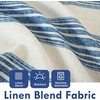 image:imageDriftAway Chris Double Layer Linen Blackout Tie Up Curtains Thermal Insulated Fully Lined Vertical Striped Balloon Roman Shade Bathroom Window Adjustable Rod Pocket 45 Inch by 63 Inch GrayJean Navy