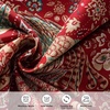 image:imageDriftAway Christopher Peacock Floral Pattern Thermal Insulated Blackout Window Curtain Valance Rod Pocket 2 Layers 52 Inch by 18 Inch Plus 2 Inch Header RedRed