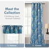 image:imageDriftAway Christopher Peacock Floral Pattern Thermal Insulated Blackout Window Curtain Valance Rod Pocket 2 Layers 52 Inch by 18 Inch Plus 2 Inch Header RedTeal