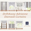 image:imageDriftAway Curtains for Bedroom Room Darkening Curtain 84 Inch Medallion Drapes for Living Room Damask Pattern Thermal Window Treatments Grommet 2 PanelsAdriannebeige
