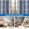 image:imageDriftAway Curtains for Bedroom Room Darkening Curtain 84 Inch Medallion Drapes for Living Room Damask Pattern Thermal Window Treatments Grommet 2 PanelsDelfinanavy