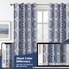 image:imageDriftAway Curtains for Bedroom Room Darkening Curtain 84 Inch Medallion Drapes for Living Room Damask Pattern Thermal Window Treatments Grommet 2 PanelsDelfinanavy