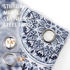 image:imageDriftAway Curtains for Bedroom Room Darkening Curtain 84 Inch Medallion Drapes for Living Room Damask Pattern Thermal Window Treatments Grommet 2 PanelsDelfinanavy