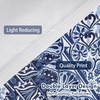 image:imageDriftAway Curtains for Bedroom Room Darkening Curtain 84 Inch Medallion Drapes for Living Room Damask Pattern Thermal Window Treatments Grommet 2 PanelsDelfinanavy
