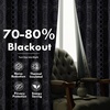 image:imageDriftAway Curtains for Bedroom Room Darkening Curtain 84 Inch Medallion Drapes for Living Room Damask Pattern Thermal Window Treatments Grommet 2 PanelsDelfinanavy