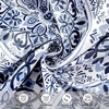 image:imageDriftAway Curtains for Bedroom Room Darkening Curtain 84 Inch Medallion Drapes for Living Room Damask Pattern Thermal Window Treatments Grommet 2 PanelsDelfinanavy
