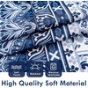 image:imageDriftAway Curtains for Bedroom Room Darkening Curtain 84 Inch Medallion Drapes for Living Room Damask Pattern Thermal Window Treatments Grommet 2 PanelsDelfinanavy