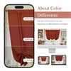 image:imageDriftAway Double Layer Linen Blackout Tie Up Curtains Thermal Insulated Fully Lined Balloon Roman Shade Bathroom Window Adjustable Rod Pocket for Small Window 31 Inch by 47 Inch YellowBurnt Orange