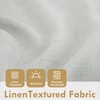 image:imageDriftAway Double Layer Linen Blackout Tie Up Curtains Thermal Insulated Fully Lined Balloon Roman Shade Bathroom Window Adjustable Rod Pocket for Small Window 31 Inch by 47 Inch YellowIvory Cream