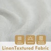 image:imageDriftAway Double Layer Linen Blackout Tie Up Curtains Thermal Insulated Fully Lined Balloon Roman Shade Bathroom Window Adjustable Rod Pocket for Small Window 31 Inch by 47 Inch YellowIvory Cream