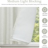 image:imageDriftAway Double Layer Linen Blackout Tie Up Curtains Thermal Insulated Fully Lined Balloon Roman Shade Bathroom Window Adjustable Rod Pocket for Small Window 31 Inch by 47 Inch YellowLight Linen