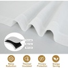 image:imageDriftAway Double Layer Linen Blackout Tie Up Curtains Thermal Insulated Fully Lined Balloon Roman Shade Bathroom Window Adjustable Rod Pocket for Small Window 31 Inch by 47 Inch YellowWhite