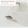 image:imageDriftAway Double Layer Linen Blackout Tie Up Curtains Thermal Insulated Fully Lined Balloon Roman Shade Bathroom Window Adjustable Rod Pocket for Small Window 31 Inch by 47 Inch YellowBeige