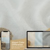 image:imageDriftAway Double Layer Linen Blackout Tie Up Curtains Thermal Insulated Fully Lined Balloon Roman Shade Bathroom Window Adjustable Rod Pocket for Small Window 31 Inch by 47 Inch YellowIvory Cream