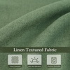 image:imageDriftAway Double Layer Linen Blackout Tie Up Curtains Thermal Insulated Fully Lined Balloon Roman Shade Bathroom Window Adjustable Rod Pocket for Small Window 31 Inch by 47 Inch YellowOlive Green
