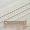 image:imageDriftAway Double Layer Linen Blackout Tie Up Curtains Thermal Insulated Fully Lined Balloon Roman Shade Bathroom Window Adjustable Rod Pocket for Small Window 31 Inch by 47 Inch YellowBeige