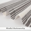 image:imageDriftAway Farmhouse Curtains for Living Room Vertical Striped Linen Curtains Semi Sheer Light Filtering Grommet Window Treatments 84 Inches Long 2 Panels Pinstripe Navy on BeigeG Grey