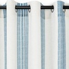 image:imageDriftAway Farmhouse Curtains for Living Room Vertical Striped Linen Curtains Semi Sheer Light Filtering Grommet Window Treatments 84 Inches Long 2 Panels Pinstripe Navy on BeigeG Jean Navy