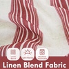image:imageDriftAway Farmhouse Curtains for Living Room Vertical Striped Linen Curtains Semi Sheer Light Filtering Grommet Window Treatments 84 Inches Long 2 Panels Pinstripe Navy on BeigeG Red