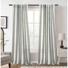 image:imageDriftAway Farmhouse Curtains for Living Room Vertical Striped Linen Curtains Semi Sheer Light Filtering Grommet Window Treatments 84 Inches Long 2 Panels Pinstripe Navy on BeigeB Grey