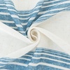 image:imageDriftAway Farmhouse Curtains for Living Room Vertical Striped Linen Curtains Semi Sheer Light Filtering Grommet Window Treatments 84 Inches Long 2 Panels Pinstripe Navy on BeigeG Jean Navy