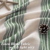 image:imageDriftAway Farmhouse Curtains for Living Room Vertical Striped Linen Curtains Semi Sheer Light Filtering Grommet Window Treatments 84 Inches Long 2 Panels Pinstripe Navy on BeigeG Loden Green