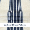 image:imageDriftAway Farmhouse Curtains for Living Room Vertical Striped Linen Curtains Semi Sheer Light Filtering Grommet Window Treatments 84 Inches Long 2 Panels Pinstripe Navy on BeigeB Dark Blue