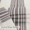 image:imageDriftAway Farmhouse Curtains for Living Room Vertical Striped Linen Curtains Semi Sheer Light Filtering Grommet Window Treatments 84 Inches Long 2 Panels Pinstripe Navy on BeigeG Grey