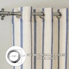 image:imageDriftAway Farmhouse Curtains for Living Room Vertical Striped Linen Curtains Semi Sheer Light Filtering Grommet Window Treatments 84 Inches Long 2 Panels Pinstripe Navy on BeigeG Navy on Beige