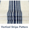 image:imageDriftAway Farmhouse Curtains for Living Room Vertical Striped Linen Curtains Semi Sheer Light Filtering Grommet Window Treatments 84 Inches Long 2 Panels Pinstripe Navy on BeigeB Dark Blue