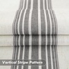 image:imageDriftAway Farmhouse Curtains for Living Room Vertical Striped Linen Curtains Semi Sheer Light Filtering Grommet Window Treatments 84 Inches Long 2 Panels Pinstripe Navy on BeigeG Grey