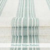 image:imageDriftAway Farmhouse Curtains for Living Room Vertical Striped Linen Curtains Semi Sheer Light Filtering Grommet Window Treatments 84 Inches Long 2 Panels Pinstripe Navy on BeigeG Jade Green