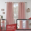 image:imageDriftAway Farmhouse Curtains for Living Room Vertical Striped Linen Curtains Semi Sheer Light Filtering Grommet Window Treatments 84 Inches Long 2 Panels Pinstripe Navy on BeigeG Red