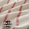image:imageDriftAway Farmhouse Curtains for Living Room Vertical Striped Linen Curtains Semi Sheer Light Filtering Grommet Window Treatments 84 Inches Long 2 Panels Pinstripe Navy on BeigeB Red on Beige