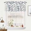 image:imageDriftAway Jasmine Watercolor Branch Botanical Thermal Insulated Energy Saving Window Curtain Valance for Living Room Bedroom Kitchen 2 Layers 52 Inch by 18 Inch Plus 2 Inch Header Multi 1 Pack1