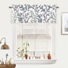 image:imageDriftAway Jasmine Watercolor Branch Botanical Thermal Insulated Energy Saving Window Curtain Valance for Living Room Bedroom Kitchen 2 Layers 52 Inch by 18 Inch Plus 2 Inch Header Multi 1 Pack1