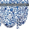 image:imageDriftAway Julia Watercolor Blooming Flower Floral Tie Up Curtain Thermal Insulated Blackout Window Adjustable Balloon Curtain Shade for Small Window Rod Pocket Single 45 Inch by 63 Inch NavyJulia Navy