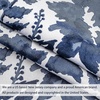 image:imageDriftAway Julia Watercolor Blooming Flower Floral Tie Up Curtain Thermal Insulated Blackout Window Adjustable Balloon Curtain Shade for Small Window Rod Pocket Single 45 Inch by 63 Inch NavyJulia Navy
