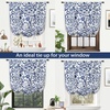 image:imageDriftAway Julia Watercolor Blooming Flower Floral Tie Up Curtain Thermal Insulated Blackout Window Adjustable Balloon Curtain Shade for Small Window Rod Pocket Single 45 Inch by 63 Inch NavyJulia Navy