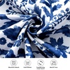 image:imageDriftAway Julia Watercolor Blooming Flower Floral Tie Up Curtain Thermal Insulated Blackout Window Adjustable Balloon Curtain Shade for Small Window Rod Pocket Single 45 Inch by 63 Inch NavyJulia Navy