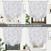 image:imageDriftAway Julia Watercolor Blooming Flower Floral Tie Up Curtain Thermal Insulated Blackout Window Adjustable Balloon Curtain Shade for Small Window Rod Pocket Single 45 Inch by 63 Inch NavyRyan Black Line