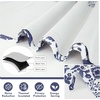 image:imageDriftAway Julia Waterfall Watercolor Blooming Flower Thermal Insulated Energy Saving Window Curtain Valance for Living Room Bedroom 2 Layers Rod Pocket 52 Inch by 18 Inch Plus 2 Inch Header BlushNavy