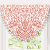 image:imageDriftAway Julia Waterfall Watercolor Blooming Flower Thermal Insulated Energy Saving Window Curtain Valance for Living Room Bedroom 2 Layers Rod Pocket 52 Inch by 18 Inch Plus 2 Inch Header BlushBlush