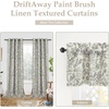 image:imageDriftAway Julia Waterfall Watercolor Blooming Flower Thermal Insulated Energy Saving Window Curtain Valance for Living Room Bedroom 2 Layers Rod Pocket 52 Inch by 18 Inch Plus 2 Inch Header BlushLinen Gray