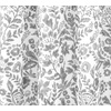 image:imageDriftAway Julia Waterfall Watercolor Blooming Flower Thermal Insulated Energy Saving Window Curtain Valance for Living Room Bedroom 2 Layers Rod Pocket 52 Inch by 18 Inch Plus 2 Inch Header BlushGrey