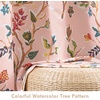 image:imageDriftAway Lauren Pink Blackout Curtains for Bedroom Colorful Watercolor Branch Printed Pattern Lined Thermal Insulated Grommet Drapes 2 Panels for Girls Living Room 84 Inch Soft PinkSoft Pink