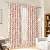 image:imageDriftAway Lauren Pink Blackout Curtains for Bedroom Colorful Watercolor Branch Printed Pattern Lined Thermal Insulated Grommet Drapes 2 Panels for Girls Living Room 84 Inch Soft PinkSoft Pink