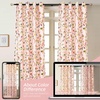image:imageDriftAway Lauren Pink Blackout Curtains for Bedroom Colorful Watercolor Branch Printed Pattern Lined Thermal Insulated Grommet Drapes 2 Panels for Girls Living Room 84 Inch Soft PinkSoft Pink