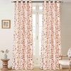 image:imageDriftAway Lauren Pink Blackout Curtains for Bedroom Colorful Watercolor Branch Printed Pattern Lined Thermal Insulated Grommet Drapes 2 Panels for Girls Living Room 84 Inch Soft PinkSoft Pink